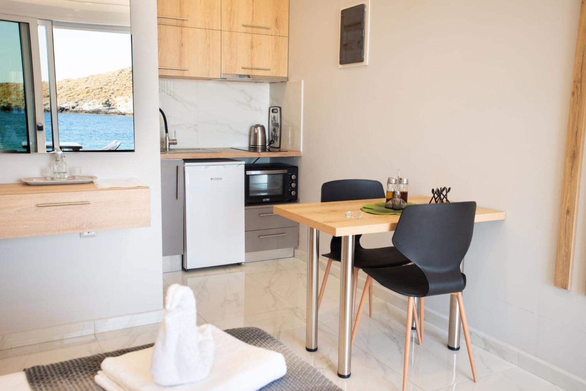 Beachfront Studio Kyma West ~ Crete'S Hidden Gem กาลีลิเมเนส ภายนอก รูปภาพ
